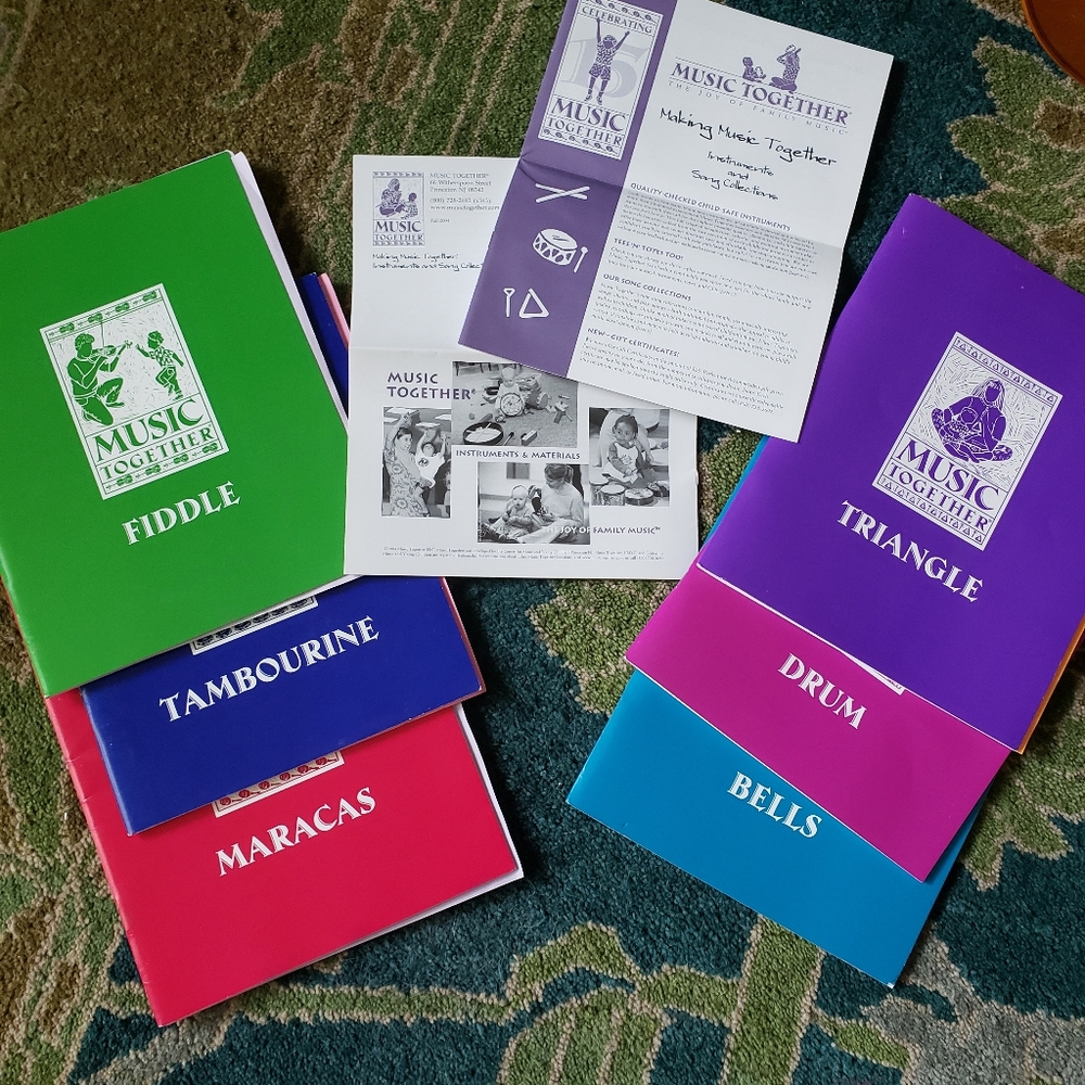 Music Together books and CDs with instruments